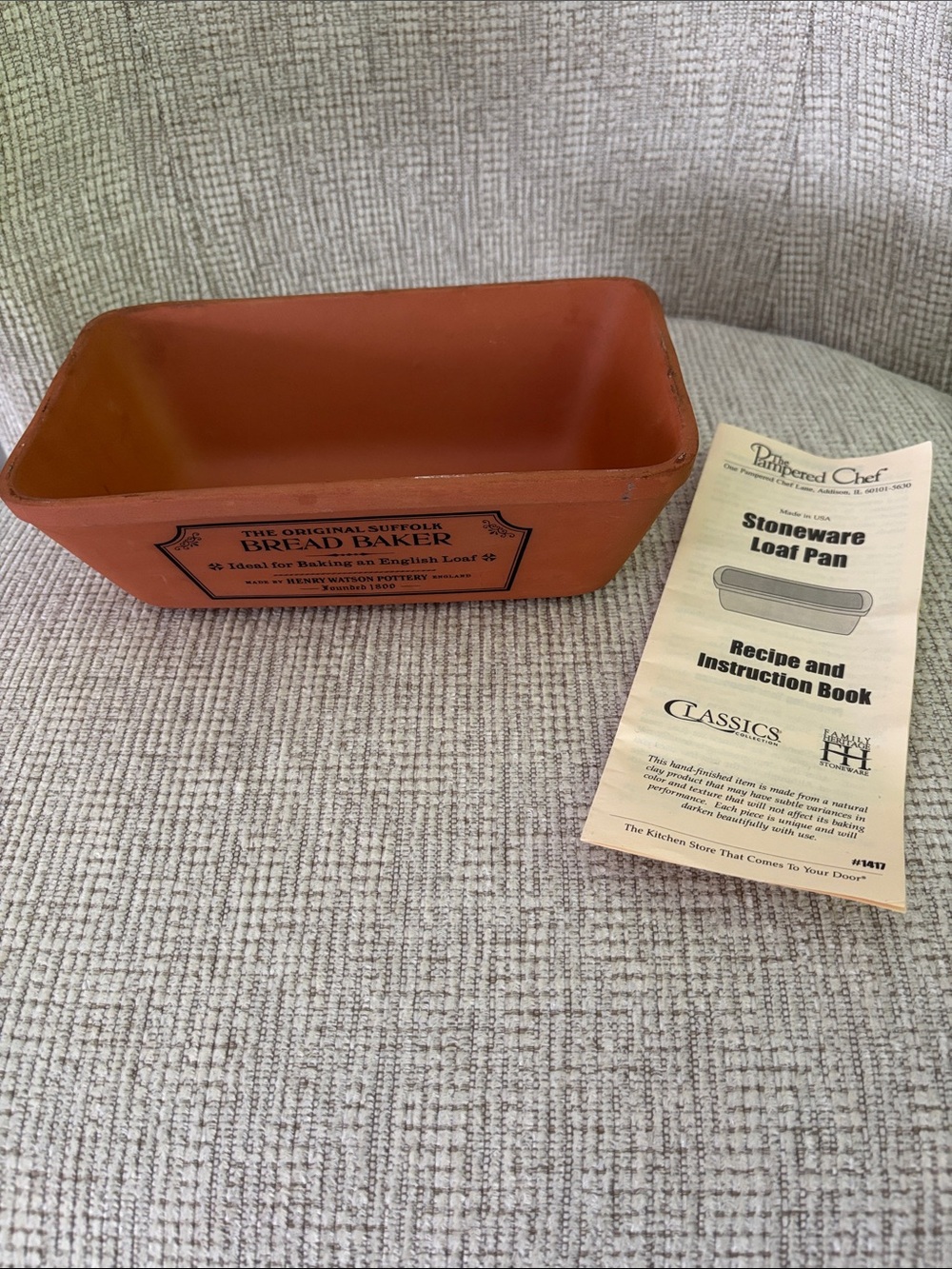 The Original Suffolk Bread Baker - Terracotta Bread Loaf Pan - Picture 2 of 4